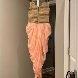 Indian outfit, drape style dress with pants